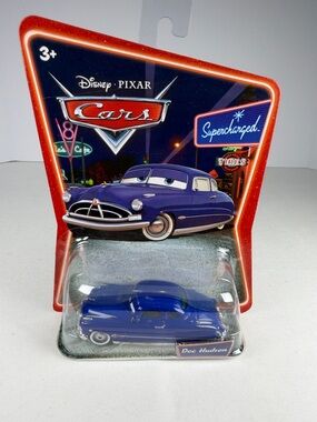Disney Pixar Cars Doc Hudson Blue Diecast Sealed Mattel